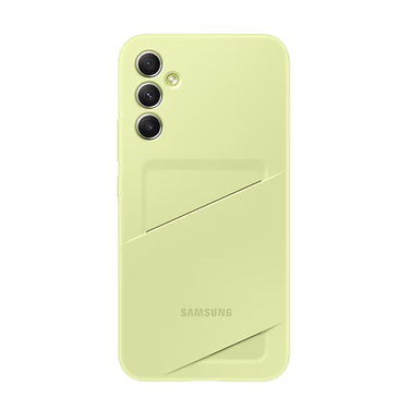 Samsung Card Slot Case for Galaxy A34 - Lime